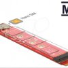 65921 Delock adapter M.2 Key B > M.2 Key B + nano SIM