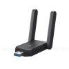 Trzypasmowa bezprzewodowa karta sieciowa USB AXE5400, standard AX, 5400Mbps, Wi-Fi 7 (TP-Link Mercusys MA86XH)