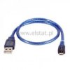 Kabel WT USB - WT micro USB 0,5m niebieski