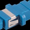 BS07-60050 FO coupler, SC / SC, simplex, blue
