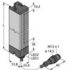 Turck Bezzwrotny czujnik fotoelektryczny LX3RSRQ Wysokość ochronna 67 mm