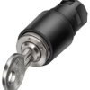 Przełącznik obrotowy kluczykowy 3-pozycyjny wycięcie: 16mm Zatrzask IP65 Siemens