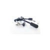 Cordial 14791 Audio/Phono Cable Black PVC 0.45 m 6.3 mm Jack Mono-Jack Mono