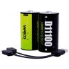Verico 1BTOV-A5N0A2-NN LoopEnergy Rechargeable Li-Ion D Battery 7400mAh 2pieces