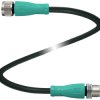 Pepperl+Fuchs 306208 Złącze konfekcjonowane czujnika/aktuatora V1-G-GN-BK15M-PUR-A-V1-G, piny: 4, 4, 15 m, 1 szt.