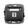 TREND Gniazdo USB-AA 3.0 grafitowy 11GUSB-5 KARLIK
