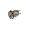 Przełącznik przycisk podś.230V 2A 12mm 2-poz 1-tor 1xNO niebieski PBW-12BPW