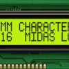 Wyświetlacz alfanumeryczny LCD, , Alfanumeryczny, Midas