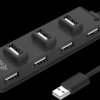 128957 USB 2.0 7-port hub, 7x A