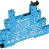 Gniazdo przekaźnika; 93.01.7.024; na szynę DIN35; niebieski; Finder; RoHS; Kompatybilne z przekaźnikami: 34