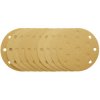 Draper 08475 Gold Sanding Discs-Hk&Loop 150mm 180Grit 15 Dust Extract Holes 10Pc