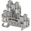 Blok zacisków na szynę DIN Schneider Electric NSYTRV44D poziomy: 2 Linergy TR Szary 800V 4 mm² Śruba ATEX