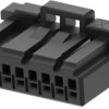 Socket housing, 8 pole, pitch 2 mm, black, 1-1939758-8