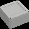 6U07111106119 Industrial housing, 105 x 105 x 60.1mm, IP66/IP68, light gray