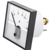 Amperomierz analogowy panelowy AC zakres 0/40/80A Direct Connected wysokość wycięcia: 72mm wartość 0/40/80A Direct