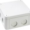 Skrzynka przyłączeniowa Wiska COMBI IND 607/5, IP66/IP67, (D x S x W) 110 x 110 x 66 mm, szary błyszczący, 1 szt.