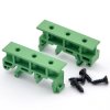 DIN Rail Mounting Adapter Bracket Holder Carrier Clips, for 35mm, 32mm or 15mm DIN Rail.