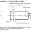 E2A-M30LS15-WP-B3 2M, Czujnik indukcyjny, M30x1.5, PNP NO+NC, sr=15mm przewód o dł. 2m, dł. obudowy 86mm, czoło zakryte, OMRON,
