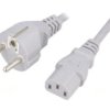 Kabel: 3X0,75Mm2, Cee 7/7 (E/F) Wtyk,Iec C13 Żeński, 1,5M Lt-312+501 H05vv-F...