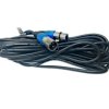 Przyłącze kabel gniazdo XLR- wtyk XLR niebieski (10m)