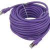 IBMVK Patch cord S/FTP 6a linka OFC PVC fioletowy 8m 26AWG