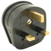 MK 646 CHAR 13A Charcoal Safety Plug