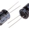 Kondensator 2200μF 16V dc Radialny, Otwór przelotowy RS PRO roztaw: 5mm 13 (Dia.) x 16mm