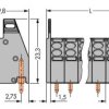 WAGO 806-205 Zacisk sprężynowy 1.50 mm² Ilość styków 5 szary 308 szt.