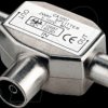 Distributor 2x IEC connector to 1x IEC socket