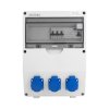 Rozdzielnica budowlana TD-S/FI 3x230V skrzynka elektryczna Schuko IP54 Mennekes Doktorvolt DV-9030-D