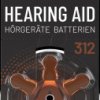 A312 N-B6 Hearing aid battery, 7,90x3,60 mm, Aid 312, 6 pcs.