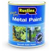 Rustins MPBK500 Quick Dry Metal Paint Smooth Satin Finish Black 500ml