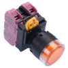YW1L-MF2E02Q4A Amber 24V illuminated 22mm Momentary Shrouded Push Button Switch 2NC IP65 IDEC