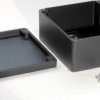Aluminum die cast enclosure, (L x W x H) 230 x 200 x 110 mm, black (RAL 9005), IP66, 1590Z231BK