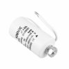 Kondensator rozruchowy 25uF 450VAC CBB60 silnikowy fazowy M8 100x40 przewody