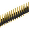 Pin header, 30 pole, pitch 2.54 mm, straight, black, 10053285