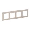 VALENA LIFE Ramka 4 poczwórna kremowa 754044 LEGRAND