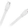 Kabel HDMI-HDMI płaski biały 1.4V 1.8M