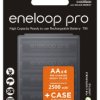4 x akumulatorki Panasonic Eneloop PRO NEW R6 AA 2500mAh BK-3HCDEC4BE (blister + box)
