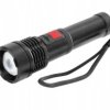 Latarka LED COB 12W z zoomem 2200mAh