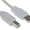 Kabel USB Złącze A USB A Złącze B USB B dł. 1.5m Przewód USB USB 2.0 kolor: Biały
