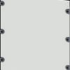 Aperture, rectangular, sheet steel, (W x H x D) 600 x 550 x 10 mm, light gray, 8PQ2055-6BA01