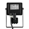 Projektor LED 10W 800lm 3000K Dioda SAMSUNG z czujnikiem ruchu PIR Czarny IP65 436