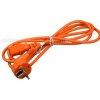 Kabel zasilający z wtykiem komputerowym 2.0 m pomarańczowy
