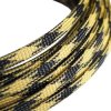 Oplot poliestrowy 4/8 mm, czarno-żółty, 1mb