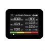 Inteligentny monitor jakości powietrza Tuya WIFI 13 w 1 z detektorem CO2 w pomieszczeniach i akumulatorem 2000mAh. Monitorowanie