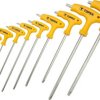 Klucze Torx typu T T10-T50 mm Stal CrV (zestaw 9 szt.) 35D968