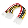 Przewód zasilający Molex do mini-Molex + Molex - 15cm