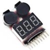 BUZZER TESTER ALARM MIERNIK NAPIĘCIA LIPO 1S - 8S