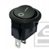 Przełącznik klawiszowy SMRS-101-2BK czarny;2poz.;ON-OFF;otw.mont.14.4mm